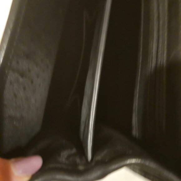 DE BON ATTACHE/BRIEF CASE IN BLACK LEATHER, unisex - Picture 4 of 11